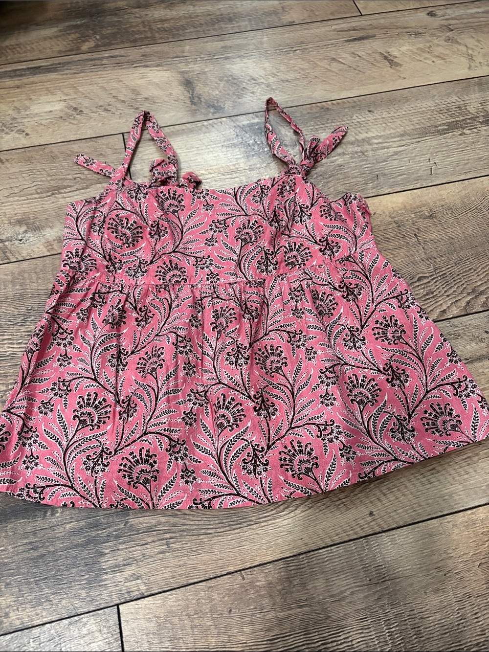 J. Crew Collection Liberty style print empire-style tank
